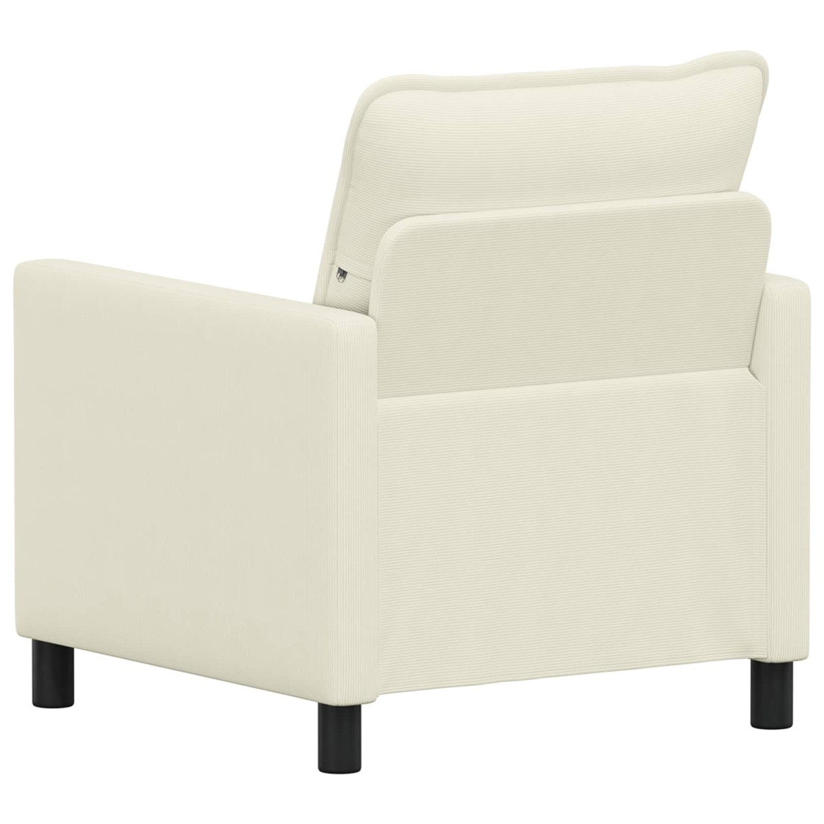 vidaXL Καναπές Κρεμ 76 x 81 x 87,5 εκ Ύφασμα