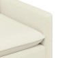 vidaXL Καναπές Κρεμ 76 x 81 x 87,5 εκ Ύφασμα