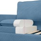 vidaXL Καναπές Μπλε 76 x 81 x 87,5 εκ Ύφασμα