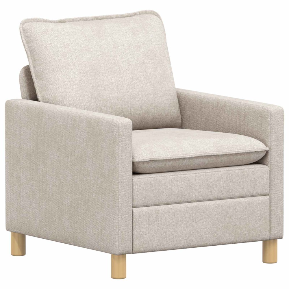 vidaXL Καναπές Κρεμ 76 x 81 x 87,5 εκ Πολυεστέρας