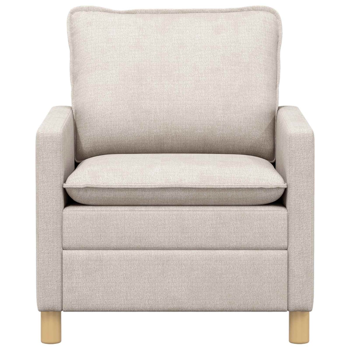 vidaXL Καναπές Κρεμ 76 x 81 x 87,5 εκ Πολυεστέρας