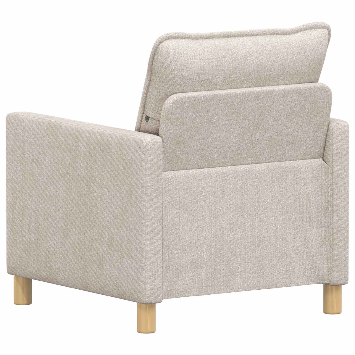vidaXL Καναπές Κρεμ 76 x 81 x 87,5 εκ Πολυεστέρας