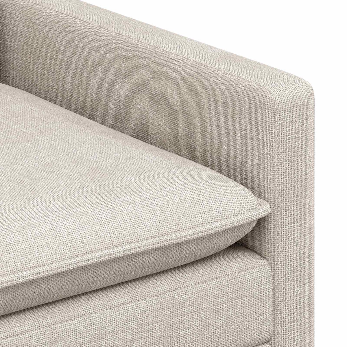 vidaXL Καναπές Κρεμ 76 x 81 x 87,5 εκ Πολυεστέρας