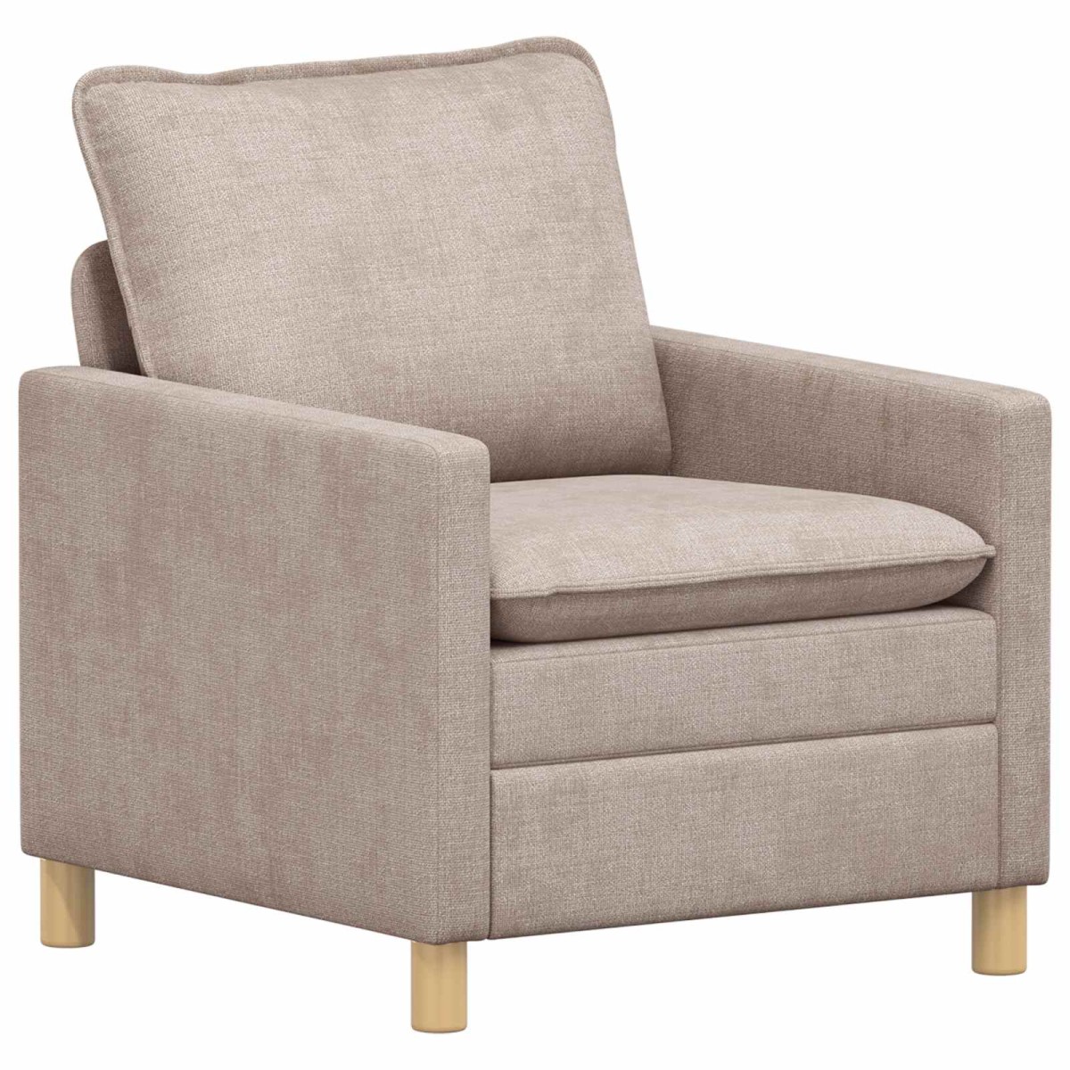 vidaXL Καναπές Μπεζ 76 x 81 x 87,5 εκ Πολυεστέρας