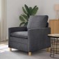 vidaXL Καναπές Σκούρο Γκρι 76 x 81 x 87,5 εκ Πολυεστέρας