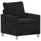 vidaXL Καναπές Μαύρο 76 x 81 x 87,5 εκ Πολυεστέρας