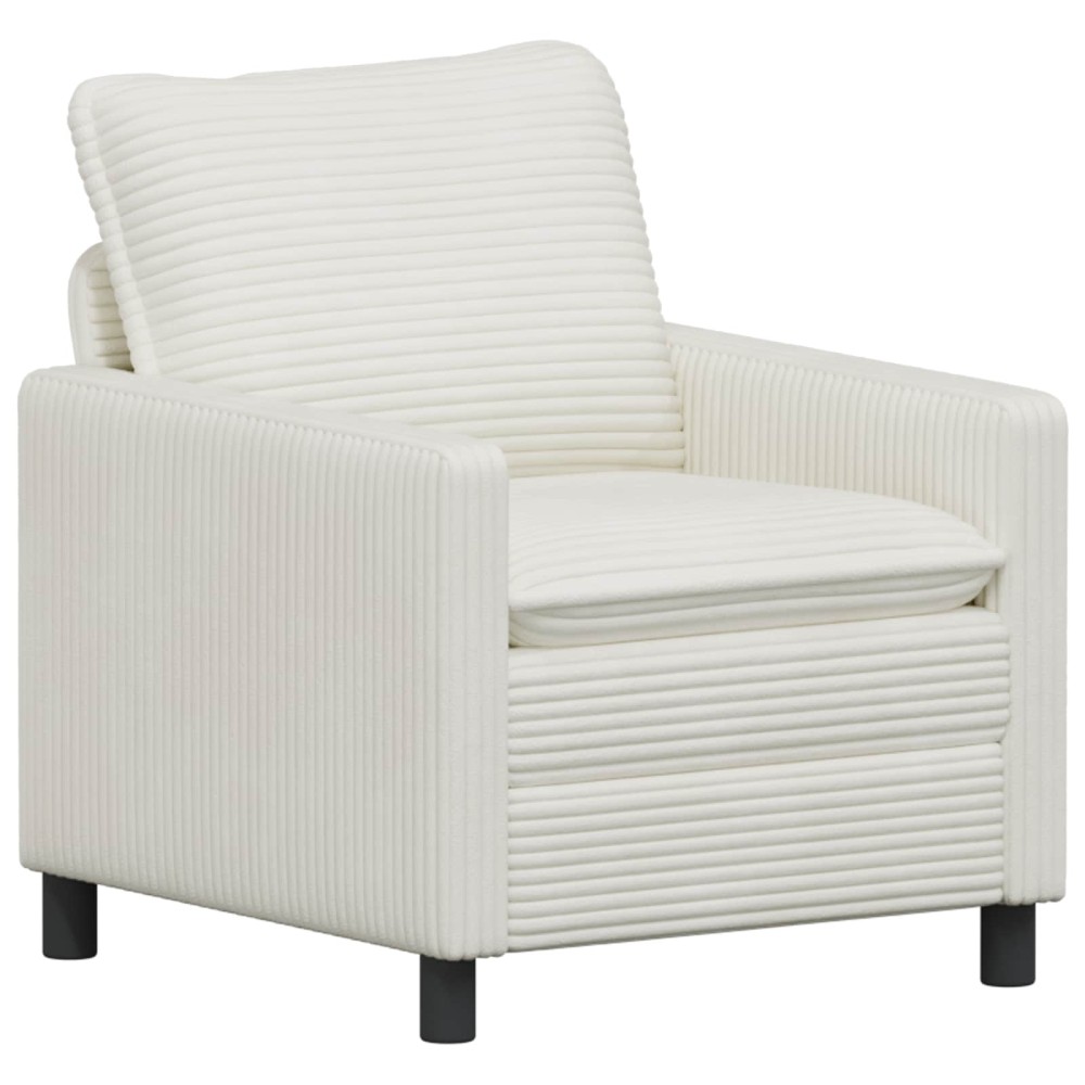 vidaXL Καναπές Κρεμ 76 x 81 x 87,5 εκ Πολυεστέρας