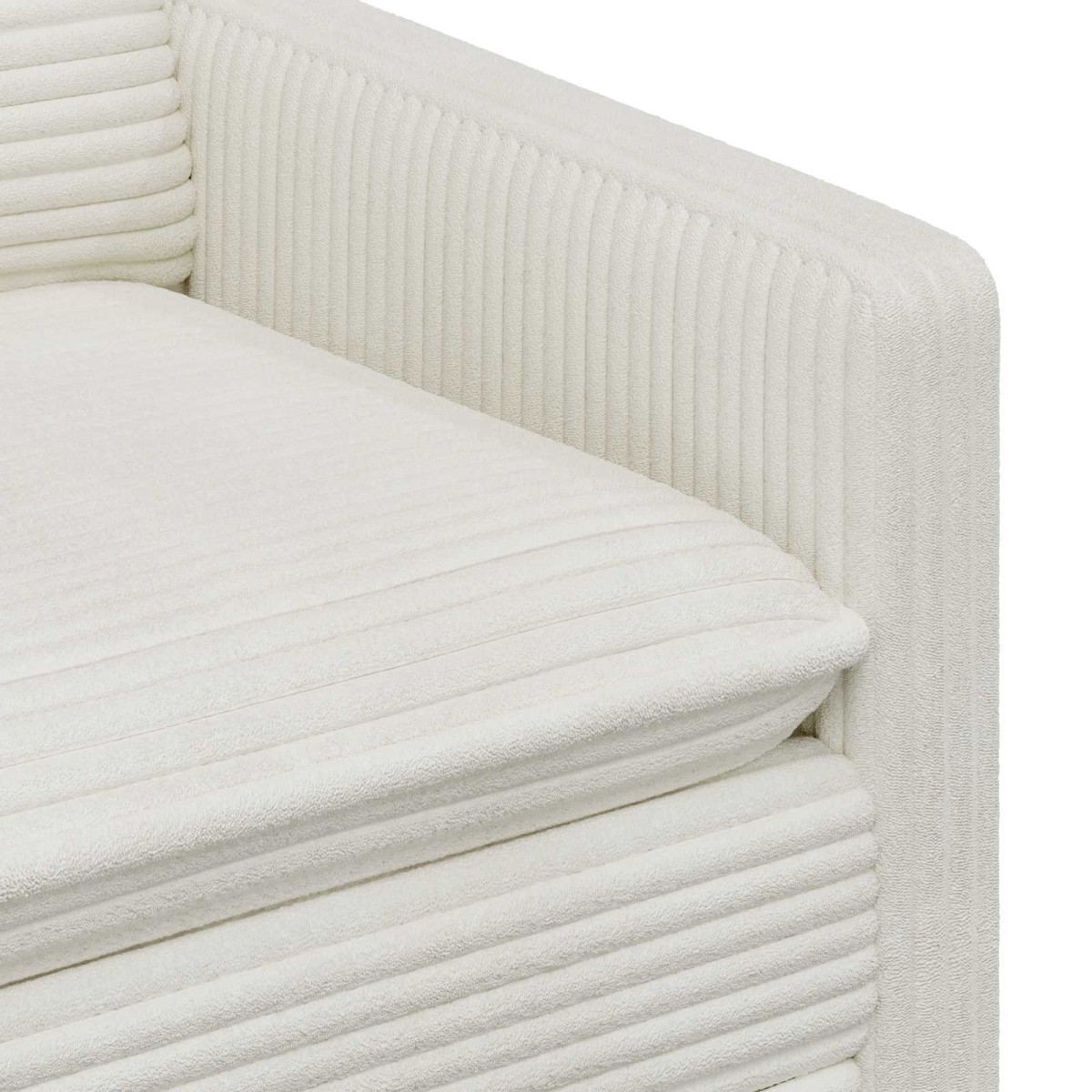vidaXL Καναπές Κρεμ 76 x 81 x 87,5 εκ Πολυεστέρας
