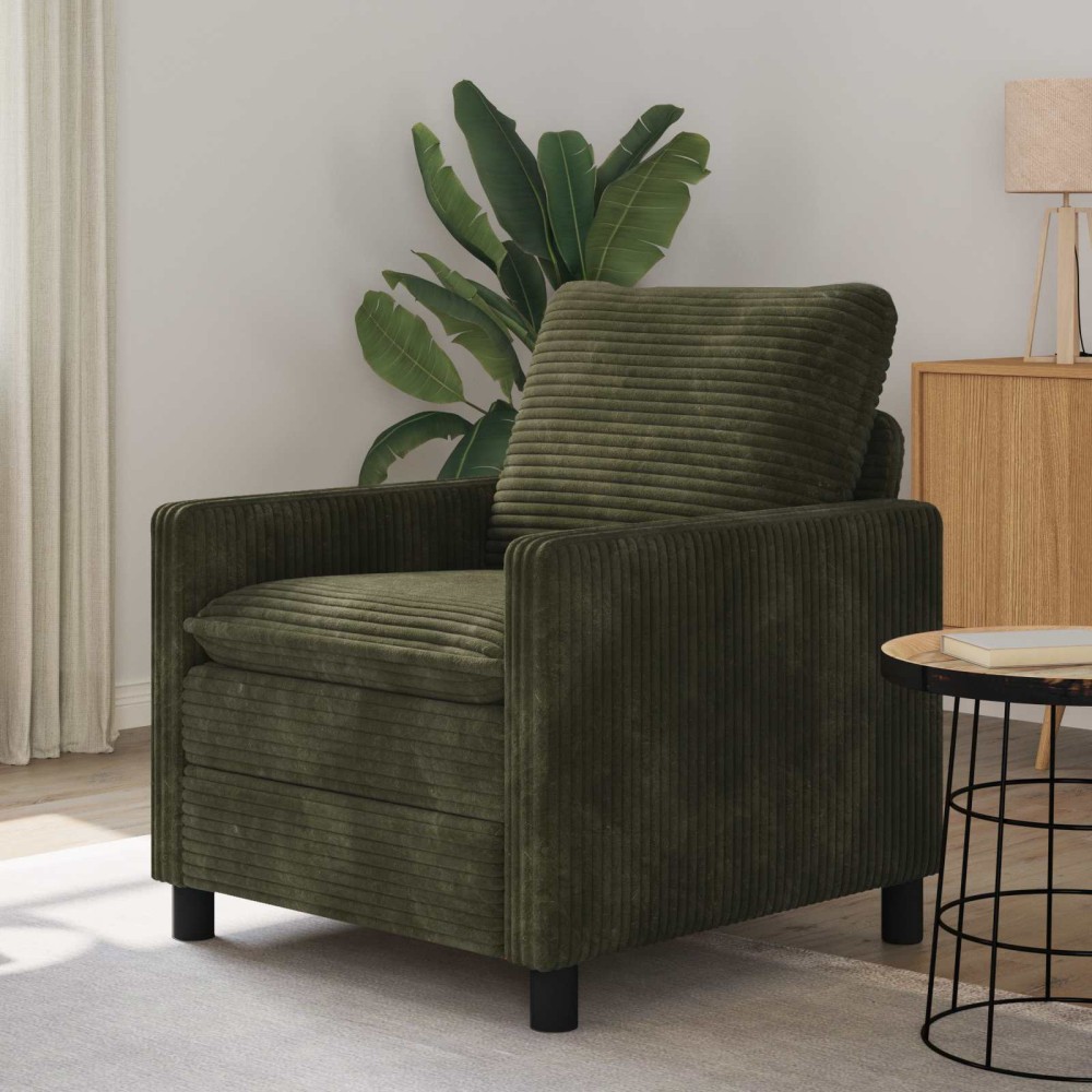 vidaXL Καναπές Πράσινο 76 x 81 x 87,5 εκ Πολυεστέρας