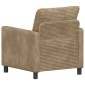 vidaXL Καναπές Taupe 76 x 81 x 87,5 εκ Πολυεστέρας