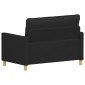 vidaXL Καναπές Μαύρο 126 x 81 x 87,5 εκ