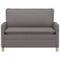vidaXL Καναπές Taupe 126 x 81 x 87,5 εκ Ύφασμα