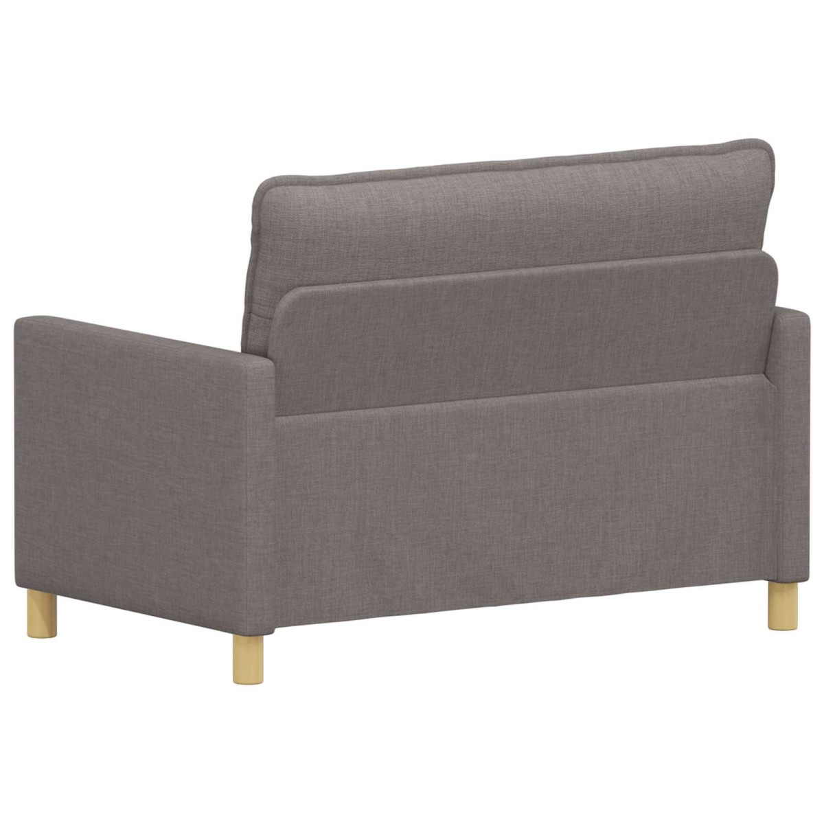 vidaXL Καναπές Taupe 126 x 81 x 87,5 εκ Ύφασμα