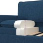 vidaXL Καναπές Μπλε 126 x 81 x 87,5 εκ Ύφασμα