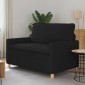 vidaXL Καναπές Μαύρο 126 x 81 x 87,5 εκ Ύφασμα