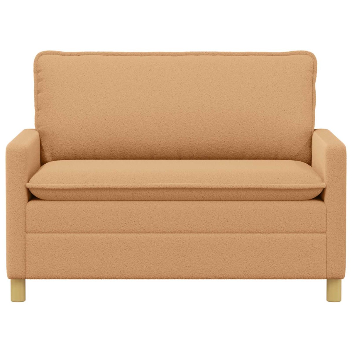 vidaXL Καναπές Μπεζ 126 x 81 x 87,5 εκ Ύφασμα
