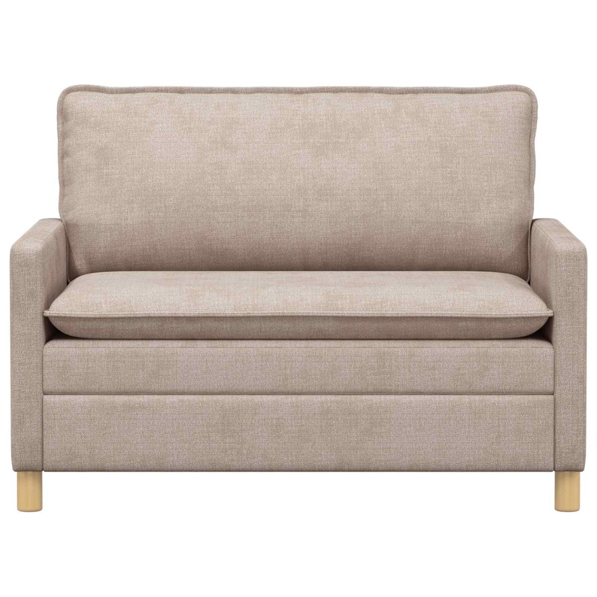 vidaXL Καναπές Μπεζ 126 x 81 x 87,5 εκ Πολυεστέρας