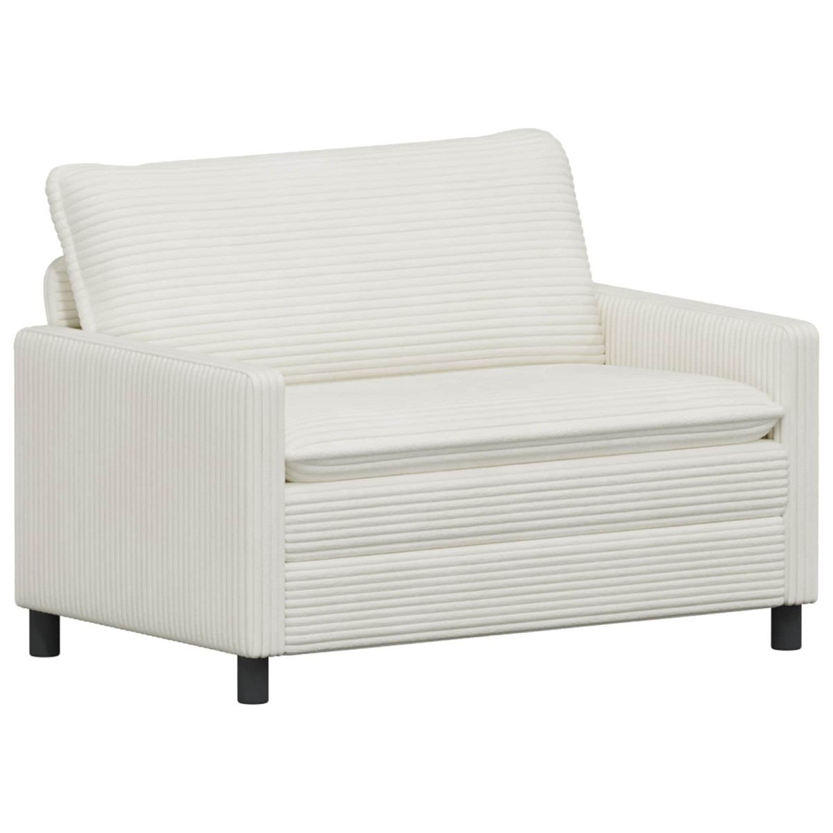 vidaXL Καναπές Κρεμ 126 x 81 x 87,5 εκ Πολυεστέρας