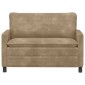 vidaXL Καναπές Taupe 126 x 81 x 87,5 εκ Πολυεστέρας