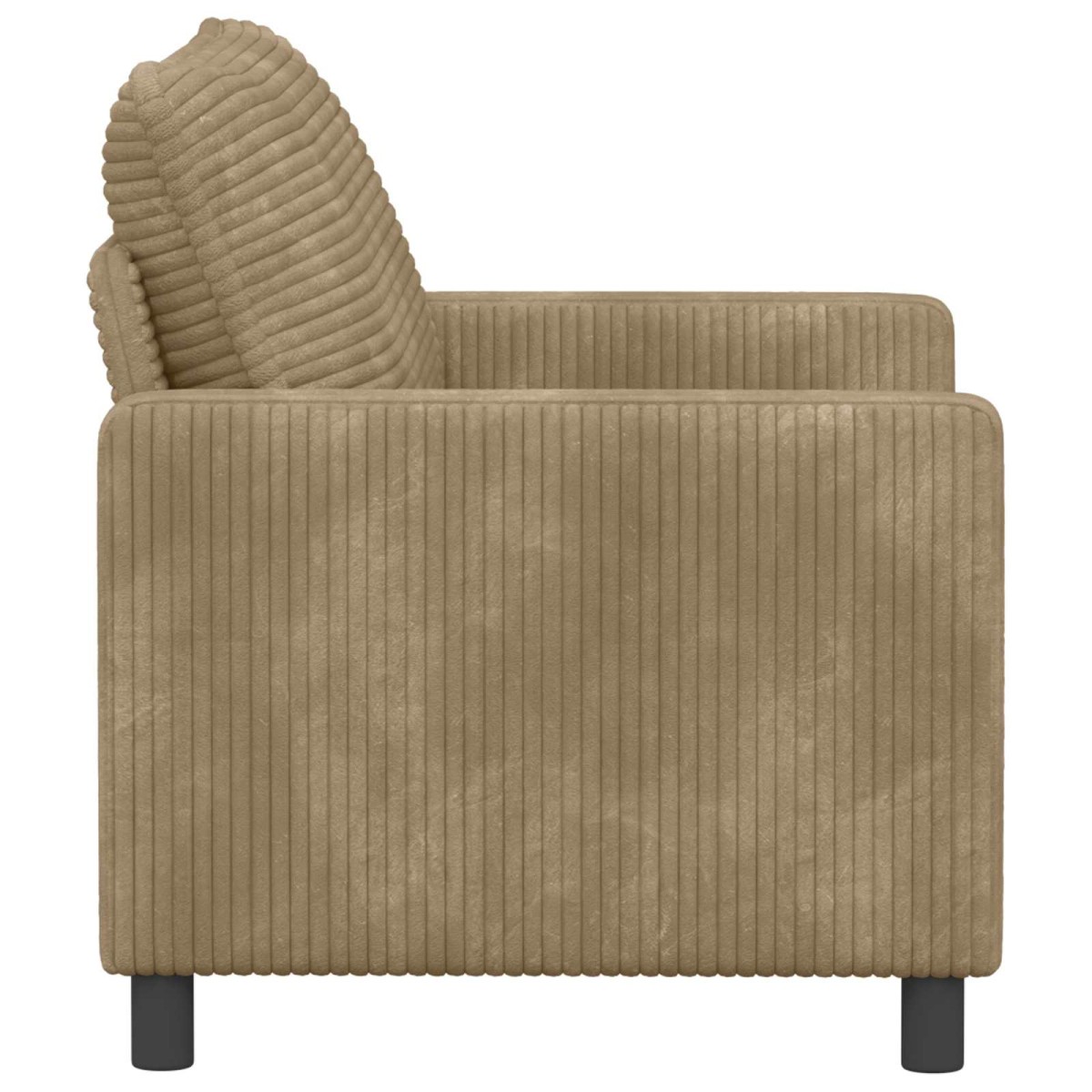 vidaXL Καναπές Taupe 126 x 81 x 87,5 εκ Πολυεστέρας