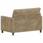 vidaXL Καναπές Taupe 126 x 81 x 87,5 εκ Πολυεστέρας