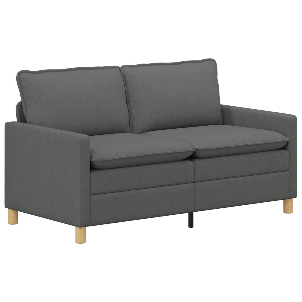 vidaXL Καναπές Σκούρο Γκρι 156 x 81 x 87,5 εκ Ύφασμα