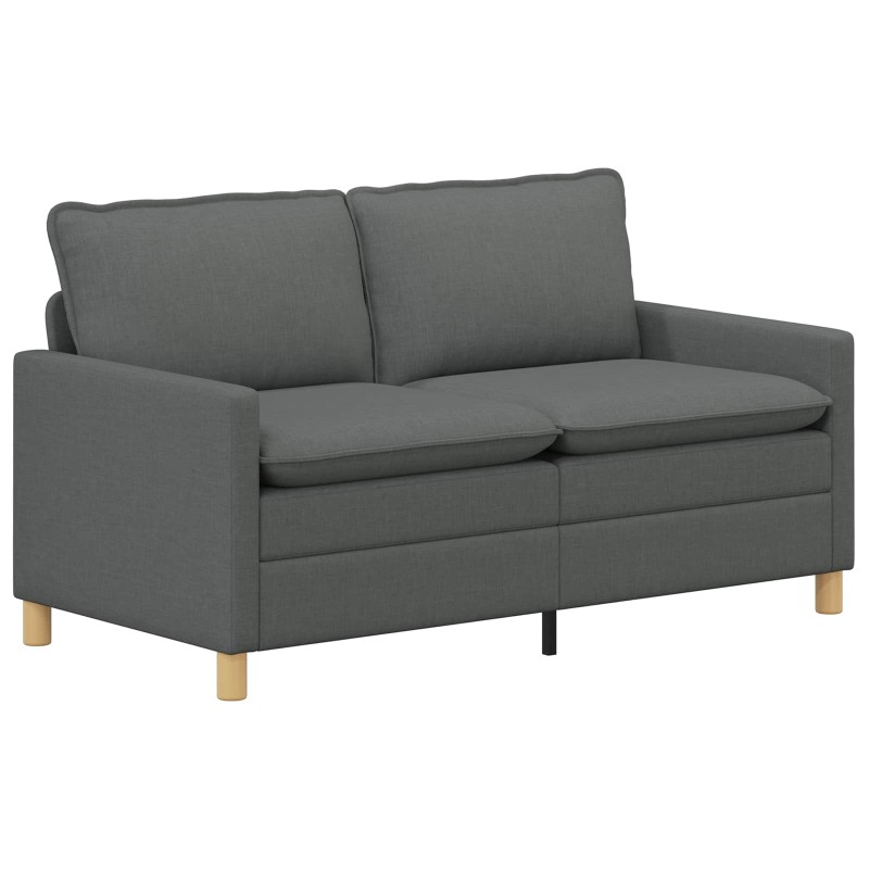 vidaXL Καναπές Σκούρο Γκρι 156 x 81 x 87,5 εκ Ύφασμα