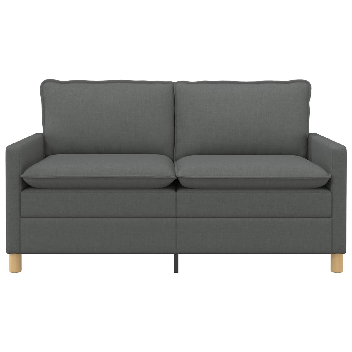vidaXL Καναπές Σκούρο Γκρι 156 x 81 x 87,5 εκ Ύφασμα