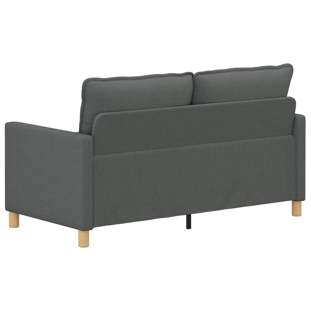 vidaXL Καναπές Σκούρο Γκρι 156 x 81 x 87,5 εκ Ύφασμα