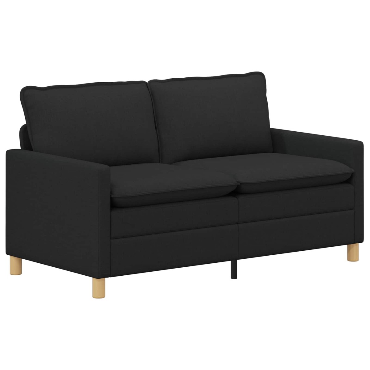 vidaXL Καναπές Μαύρο 156 x 81 x 87,5 εκ Ύφασμα