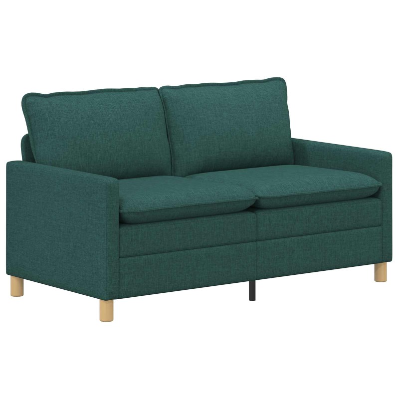 vidaXL Καναπές Σκούρο Πράσινο 156 x 81 x 87,5 εκ Ύφασμα