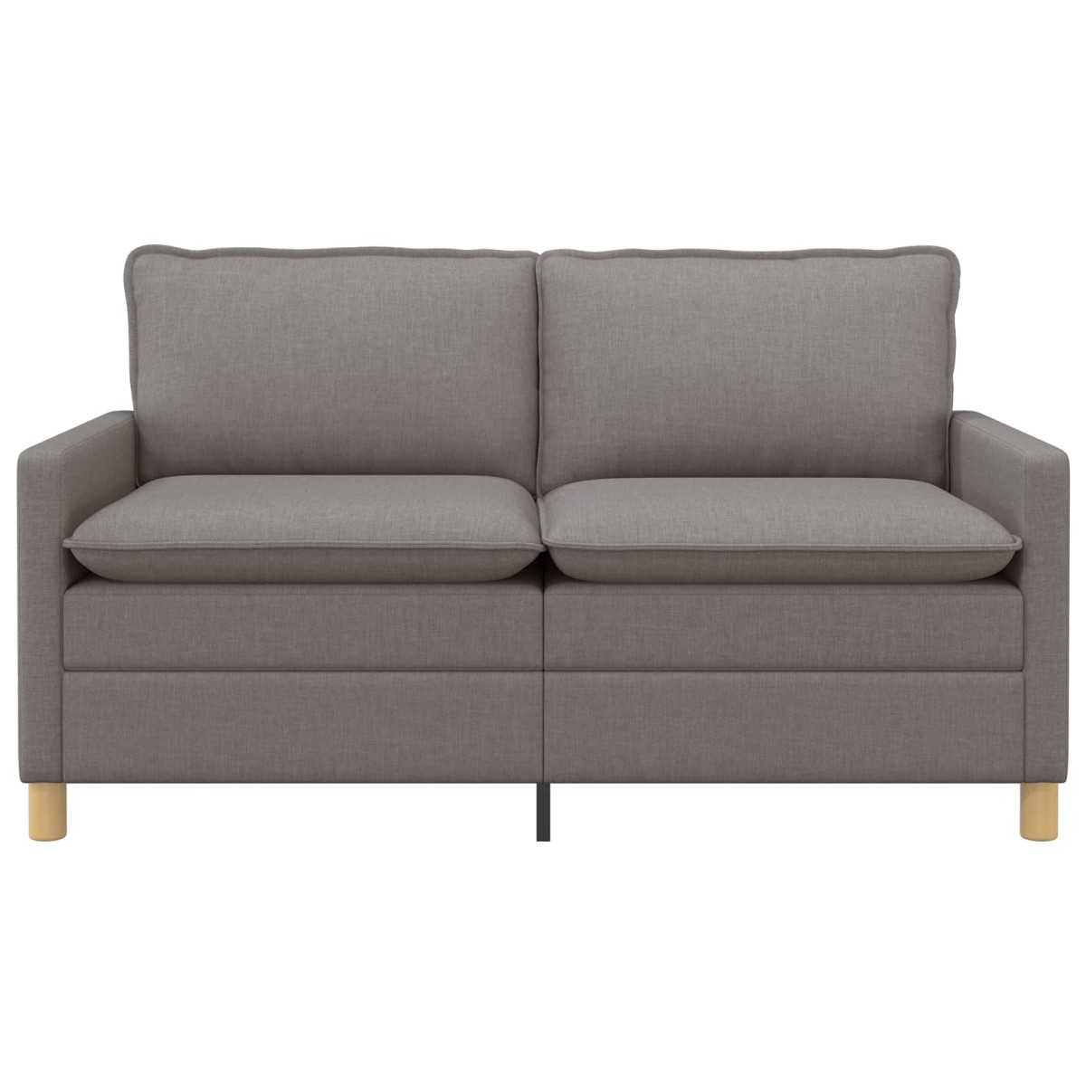 vidaXL Καναπές Taupe 156 x 81 x 87,5 εκ Ύφασμα
