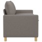 vidaXL Καναπές Taupe 156 x 81 x 87,5 εκ Ύφασμα