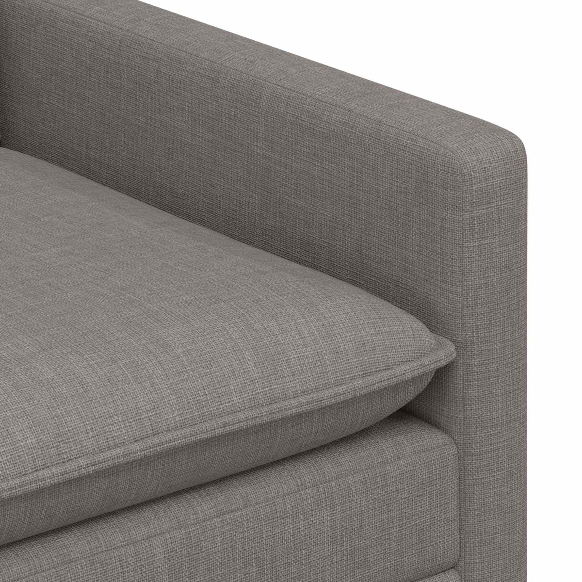 vidaXL Καναπές Taupe 156 x 81 x 87,5 εκ Ύφασμα