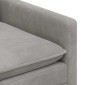 vidaXL Καναπές Ανοιχτό γκρι 156 x 81 x 87,5 εκ Βελούδο