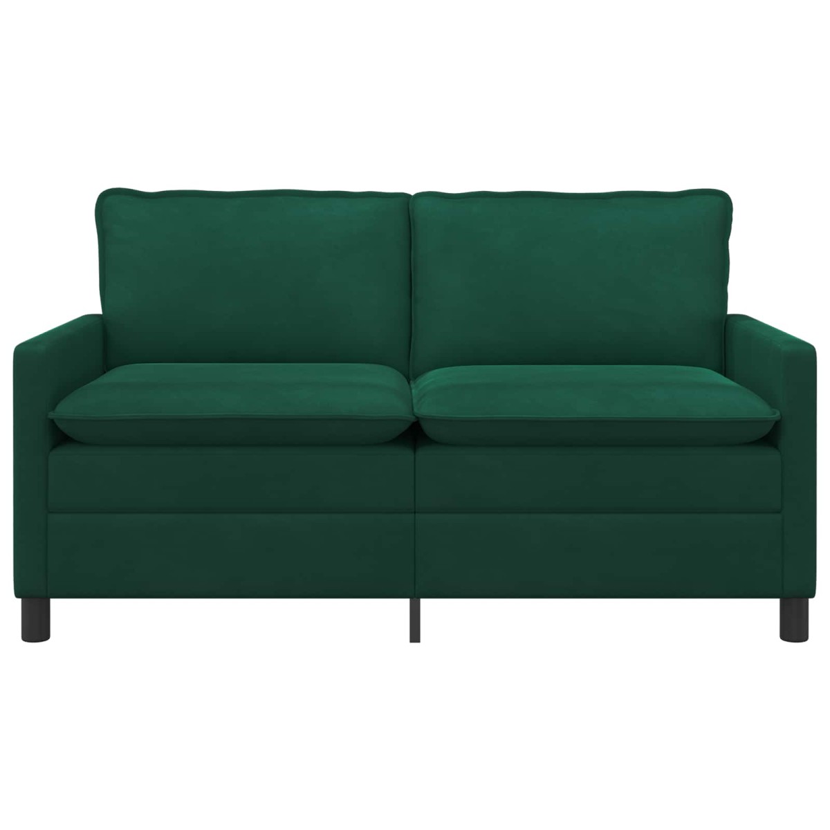 vidaXL Καναπές Σκούρο Πράσινο 156 x 81 x 87,5 εκ Βελούδο