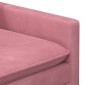 vidaXL Καναπές Ροζ 156 x 81 x 87,5 εκ Βελούδο