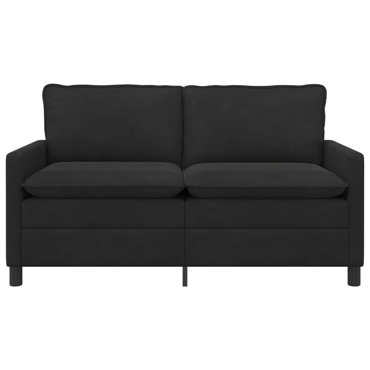 vidaXL Καναπές Μαύρο 156 x 81 x 87,5 εκ Βελούδο