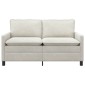 vidaXL Καναπές Κρεμ 156 x 81 x 87,5 εκ Βελούδο