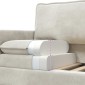 vidaXL Καναπές Κρεμ 156 x 81 x 87,5 εκ Βελούδο