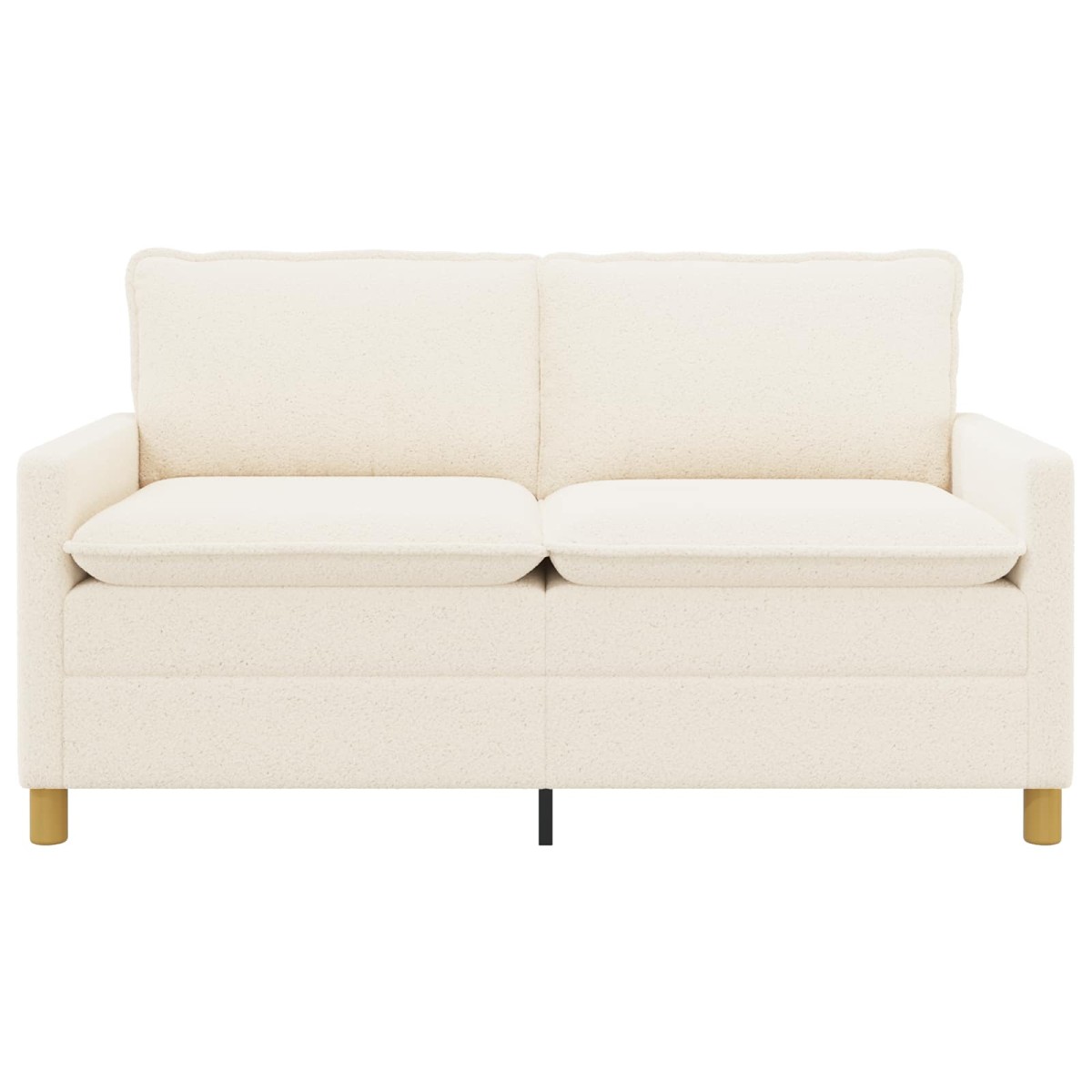 vidaXL Καναπές Κρεμ 156 x 81 x 87,5 εκ Ύφασμα