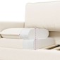vidaXL Καναπές Κρεμ 156 x 81 x 87,5 εκ Ύφασμα