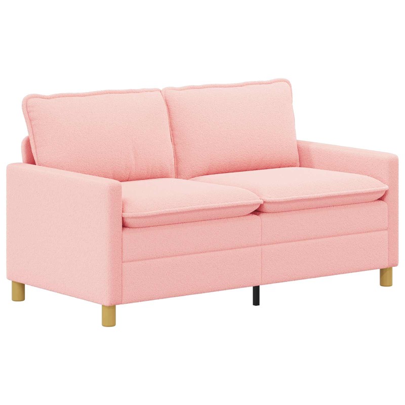 vidaXL Καναπές Ροζ 156 x 81 x 87,5 εκ Ύφασμα