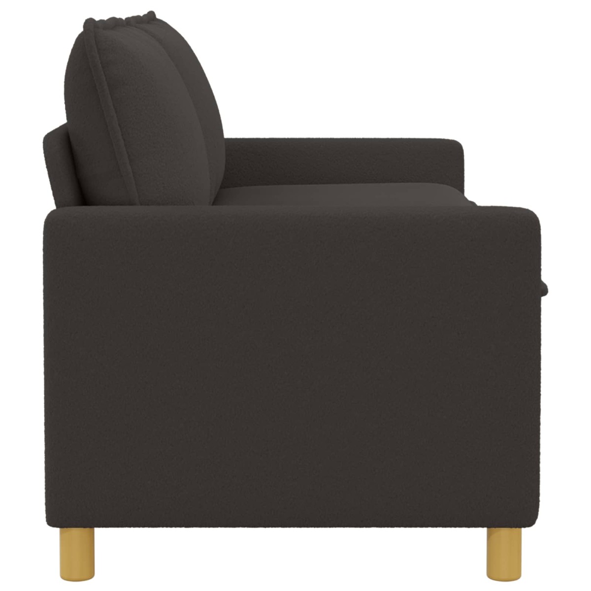 vidaXL Καναπές Σκούρο Γκρι 156 x 81 x 87,5 εκ Ύφασμα