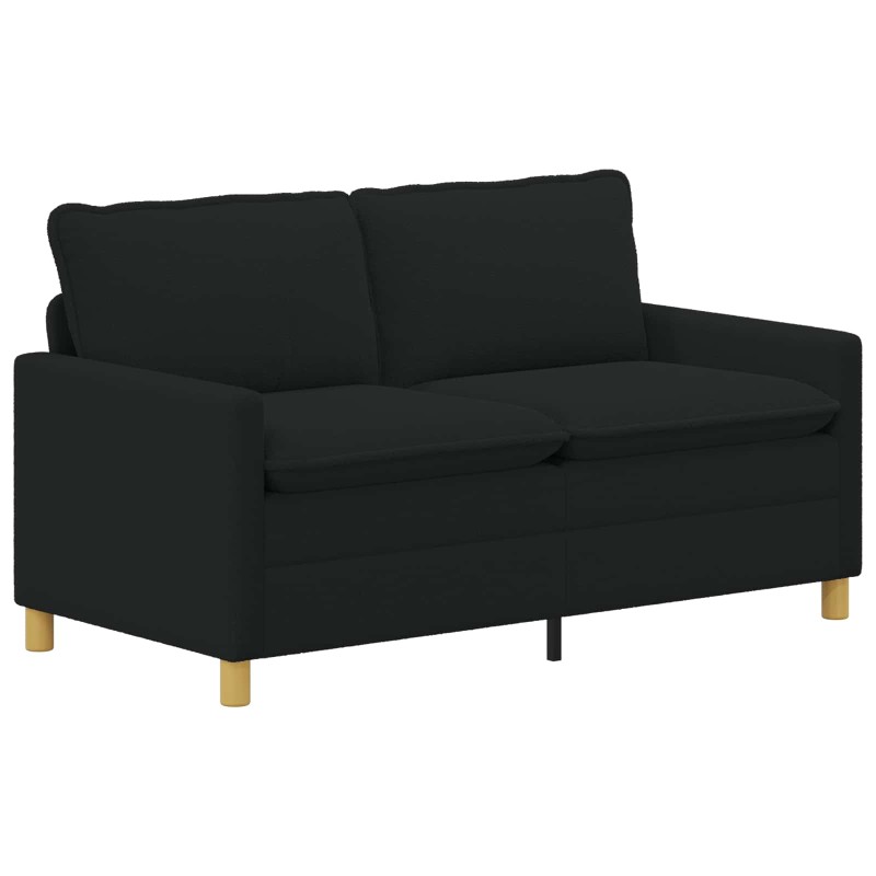 vidaXL Καναπές Μαύρο 156 x 81 x 87,5 εκ Ύφασμα