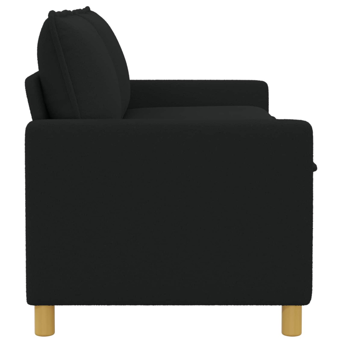 vidaXL Καναπές Μαύρο 156 x 81 x 87,5 εκ Ύφασμα