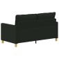 vidaXL Καναπές Μαύρο 156 x 81 x 87,5 εκ Ύφασμα