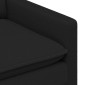 vidaXL Καναπές Μαύρο 156 x 81 x 87,5 εκ Ύφασμα