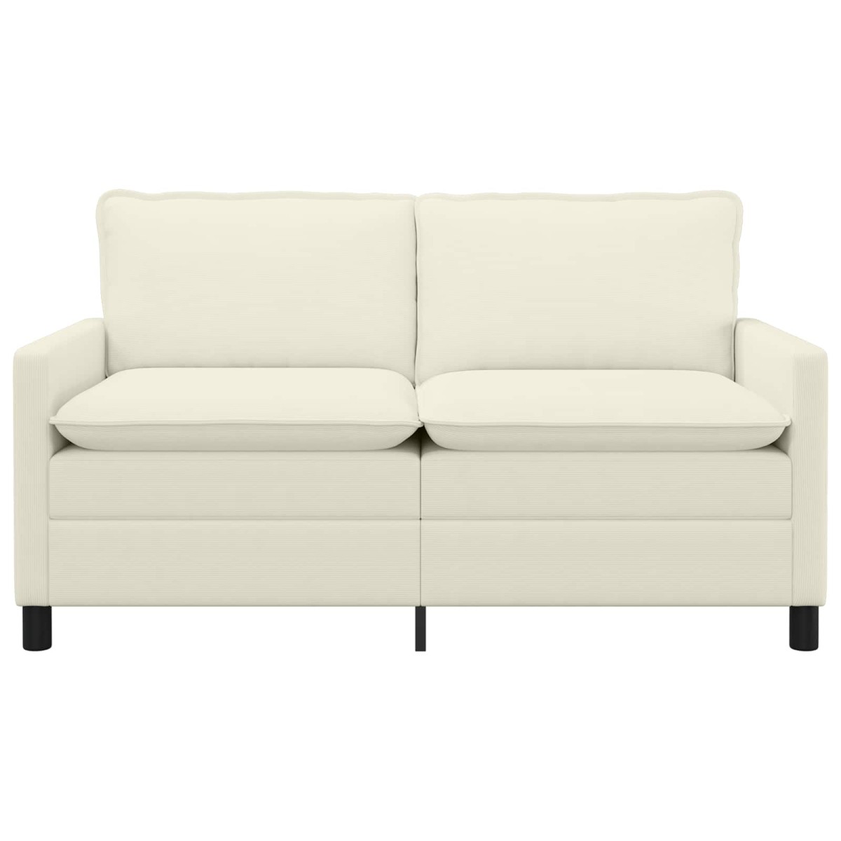 vidaXL Καναπές Κρεμ 156 x 81 x 87,5 εκ Ύφασμα