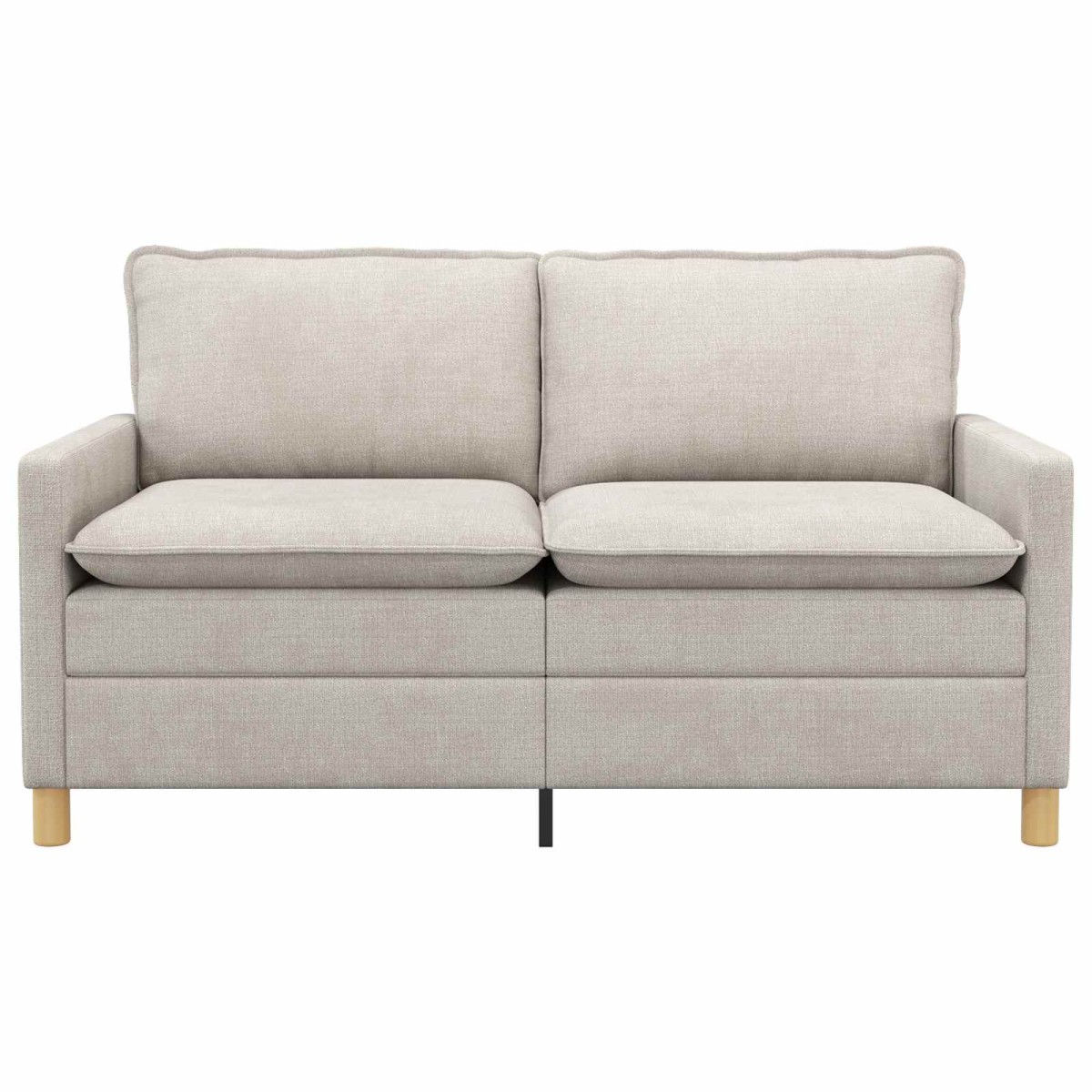 vidaXL Καναπές Κρεμ 156 x 81 x 87,5 εκ Πολυεστέρας